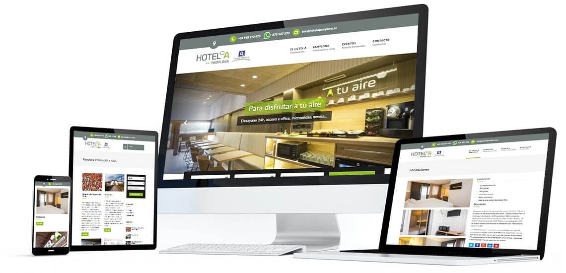 Sitio web del Hotel A Pamplona